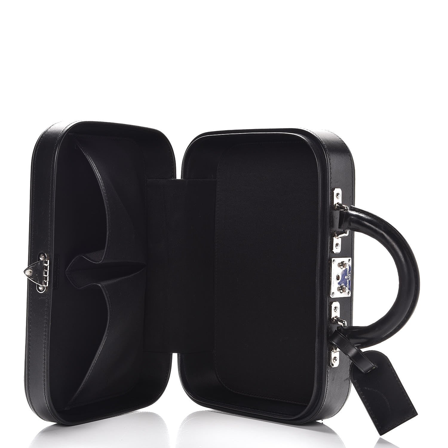 Louis Vuitton Monogram Glace Valisette PM Black 5 of 13