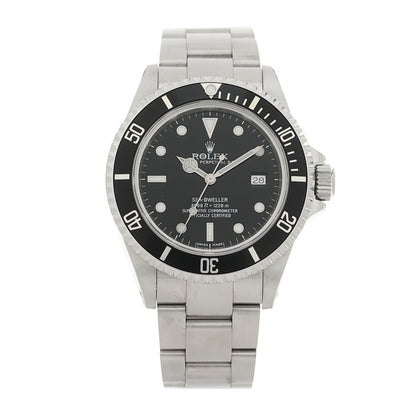 Rolex Stainless Steel 40mm Sea-Dweller Oyster Perpetual Watch Black 16600 1 of 4