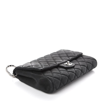 Chanel Caviar Quilted Clutch With Chain Flap Black 3 of 9