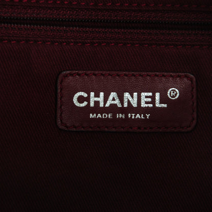Chanel Aged Calfskin Quilted Large Cotton Club Tote Pearl 6 of 8