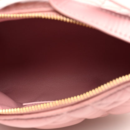 Christian Dior Calfskin Macrocannage Small Diortravel Nomad Pouch Old Rose 5 of 9