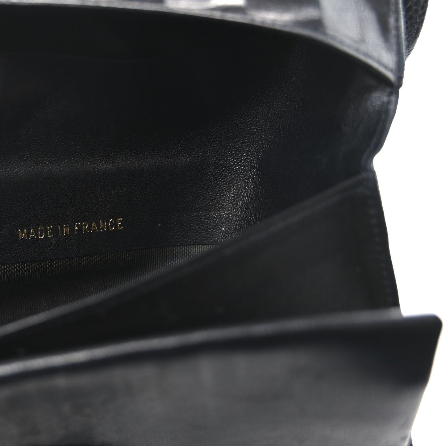 Caviar Timeless CC French Wallet Black