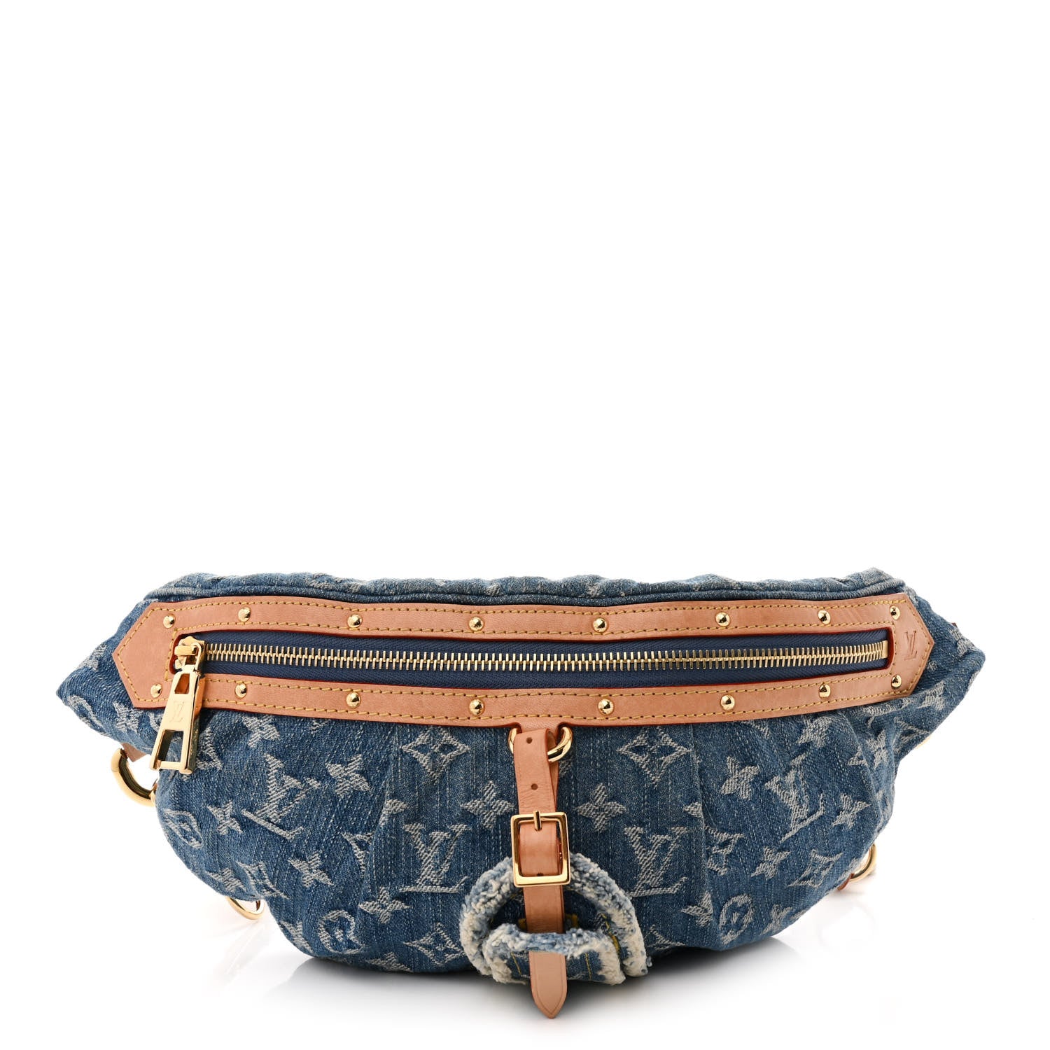 Louis Vuitton Monogram Denim High Rise Bumbag Blue 1 of 10
