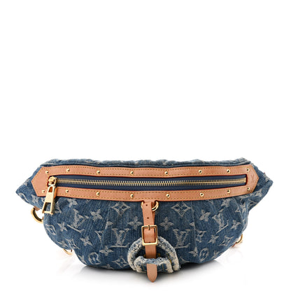 Louis Vuitton Monogram Denim High Rise Bumbag Blue 1 of 10