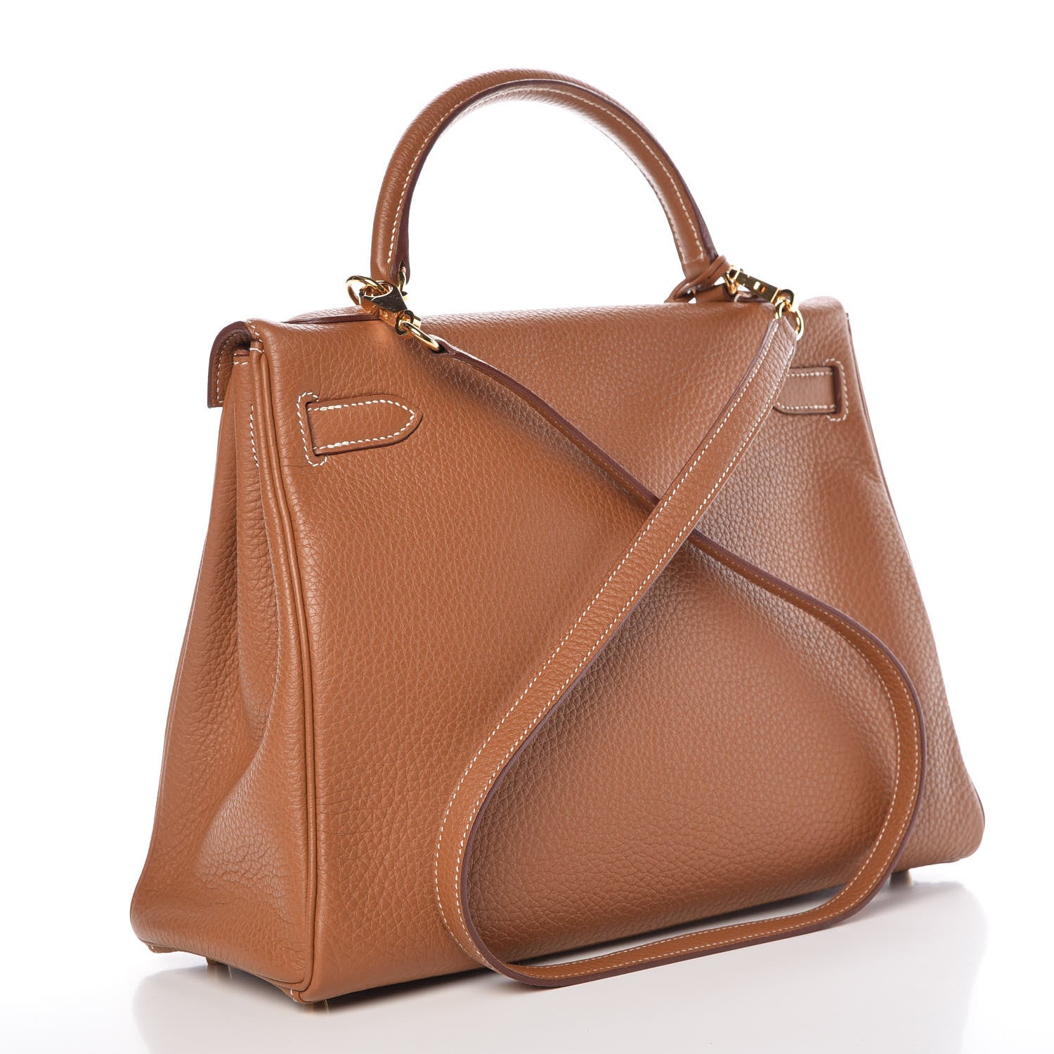 Hermes Togo Kelly Retourne 32 Gold 3 of 38