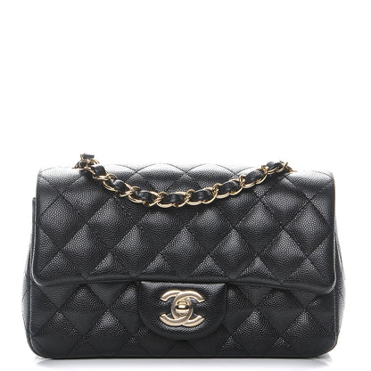 Chanel Caviar Quilted Mini Rectangular Flap Black 1 of 8