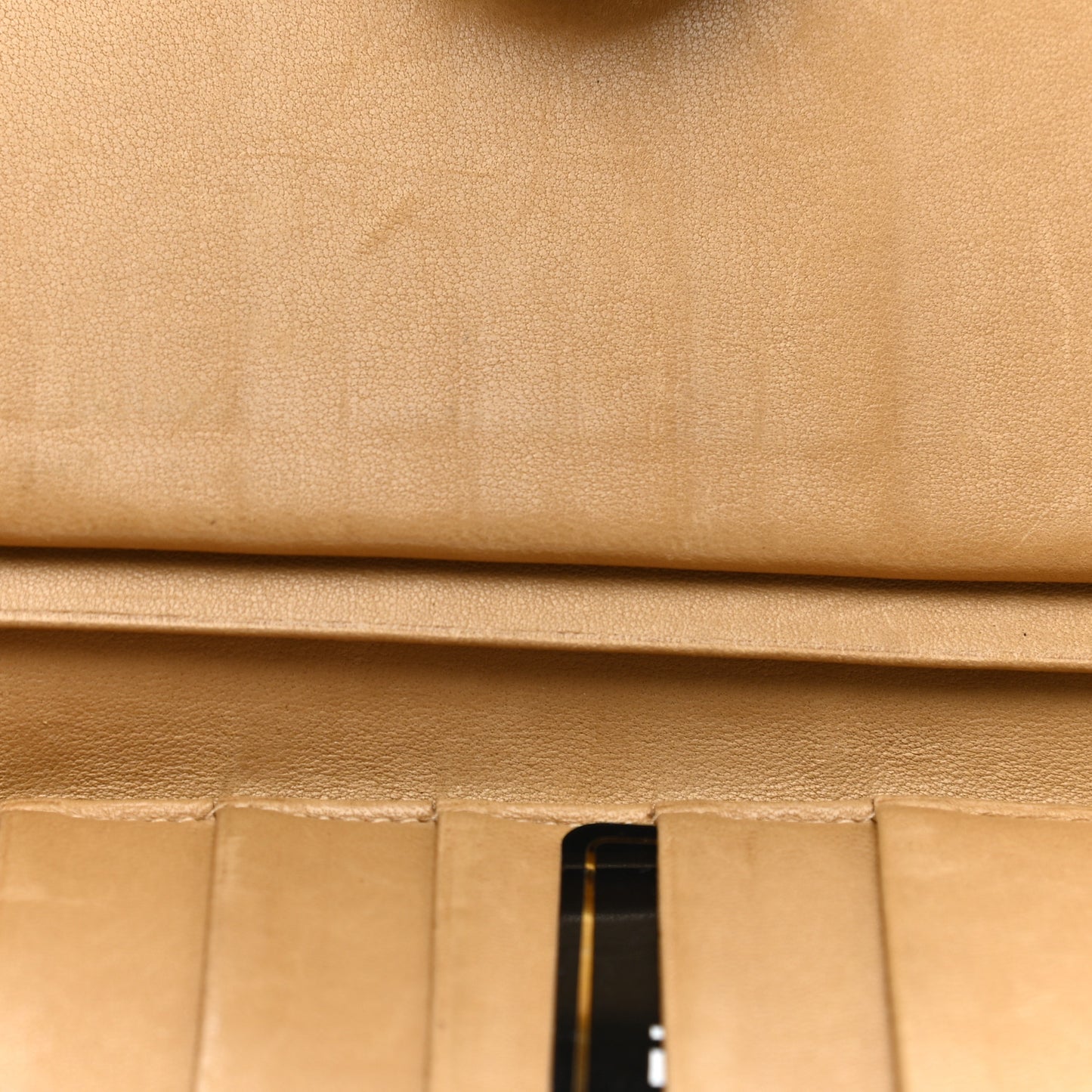 Caviar Diamond Stitched French Wallet Beige