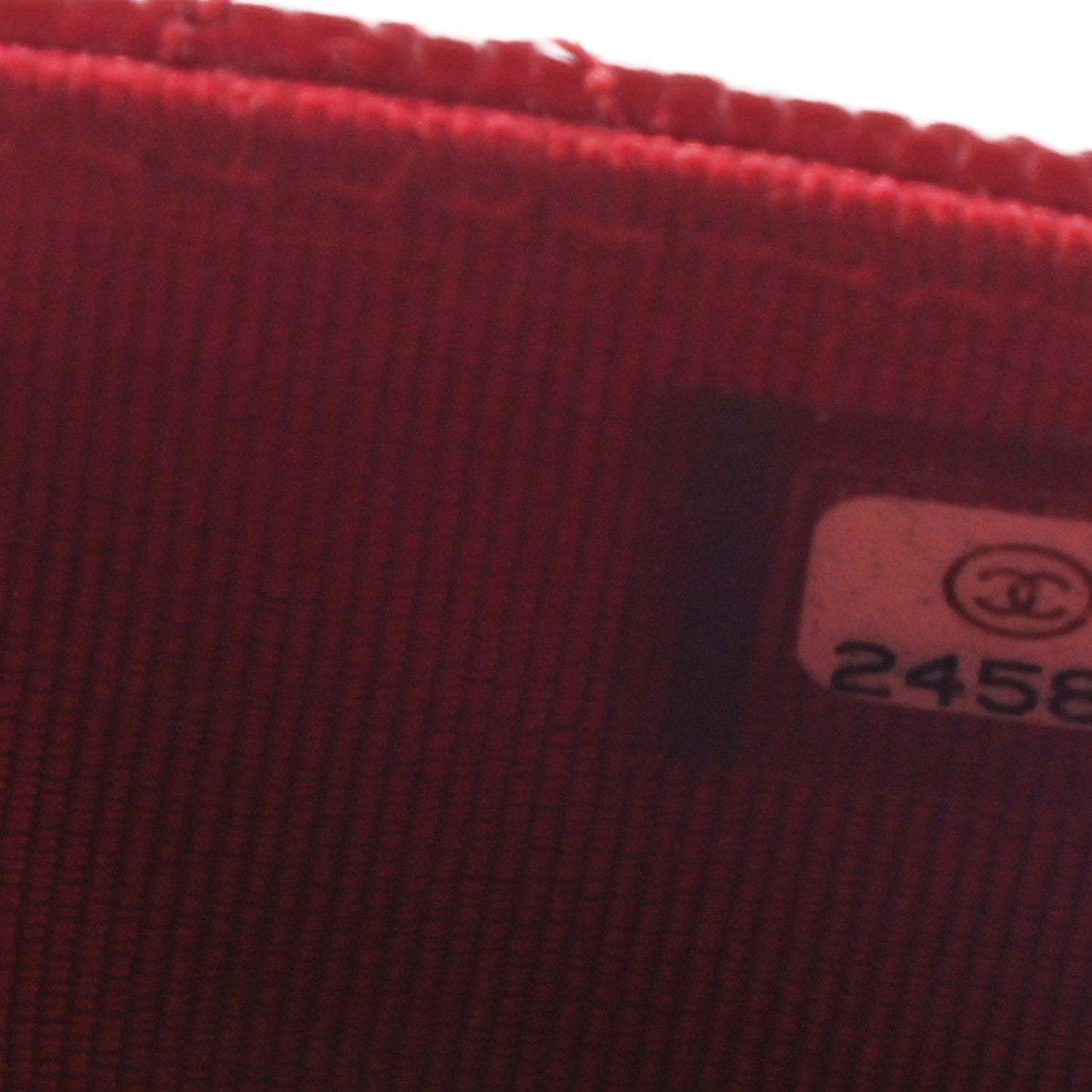 Chanel Caviar Quilted Flap Card Holder Dark Red 8 of 8