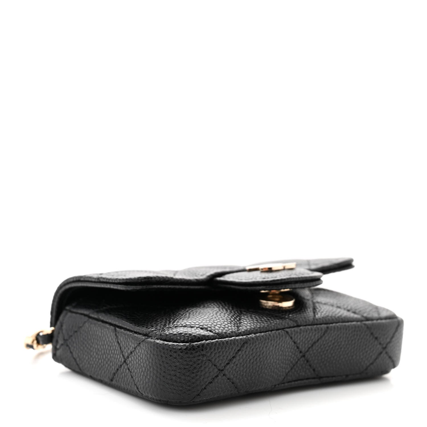 Chanel Caviar Quilted Mini Chain Belt Bag Black 4 of 12