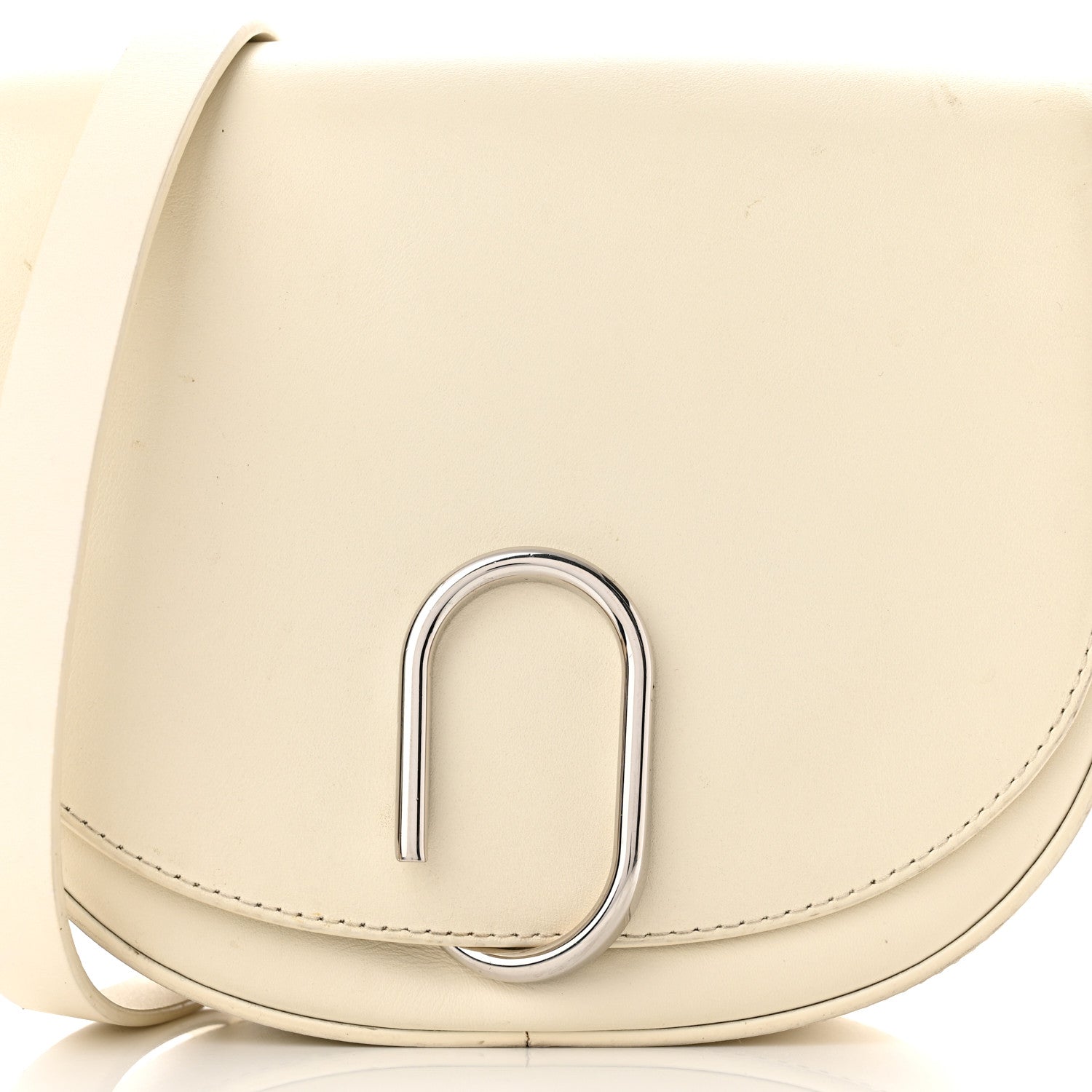 3.1 Phillip Lim Calfskin Alix Saddle Crossbody Bag Off White 8 of 14
