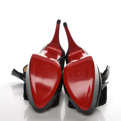 Christian Louboutin Nappa Madame Butterfly Booty 150 Ankle Boots 40 Black 5 of 8