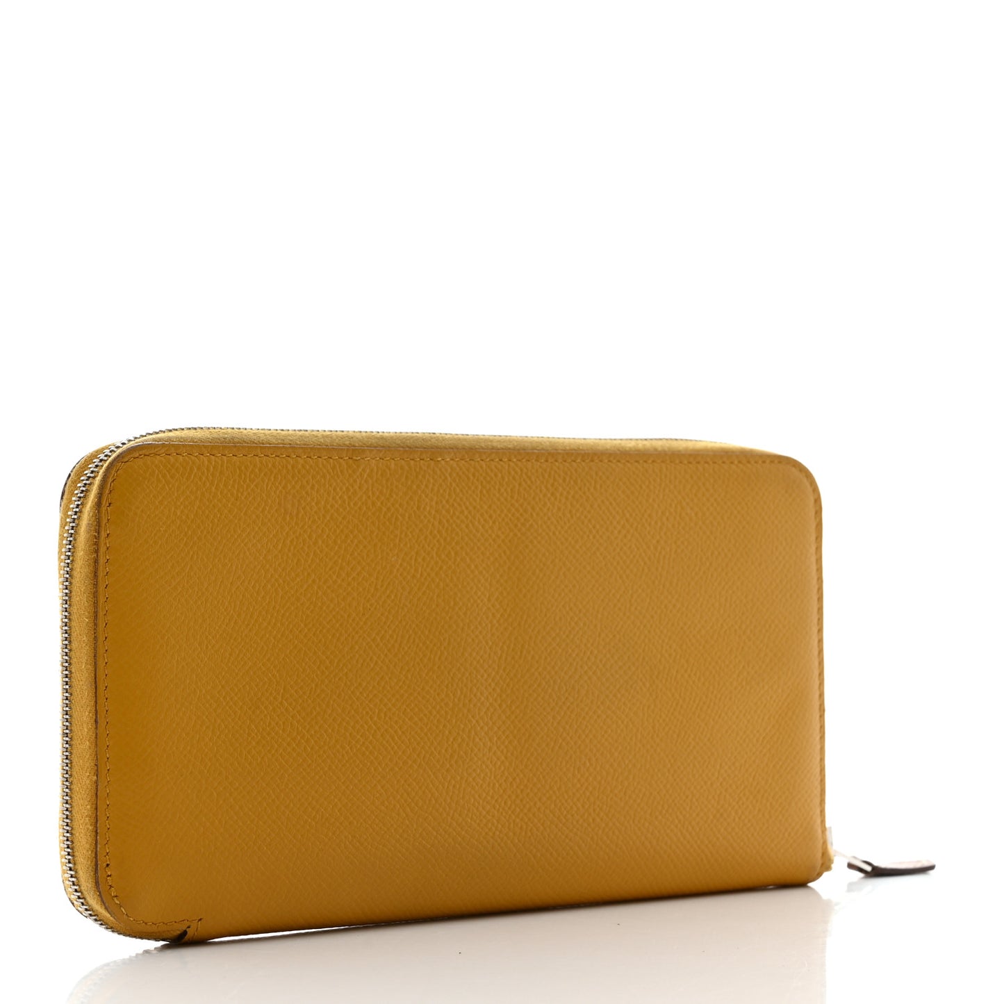 Epsom Silk'In Wallet Jaune Ambre