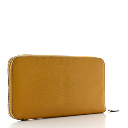 Hermes Epsom Silk'In Wallet Jaune Ambre 3 of 9