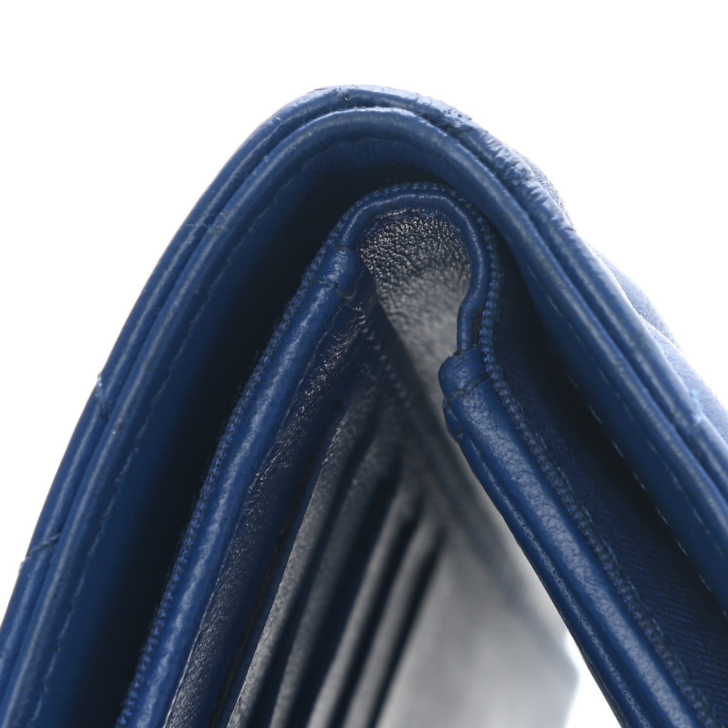 Chanel Lambskin Quilted Medium Flap Wallet Royal Blue 16 of 16
