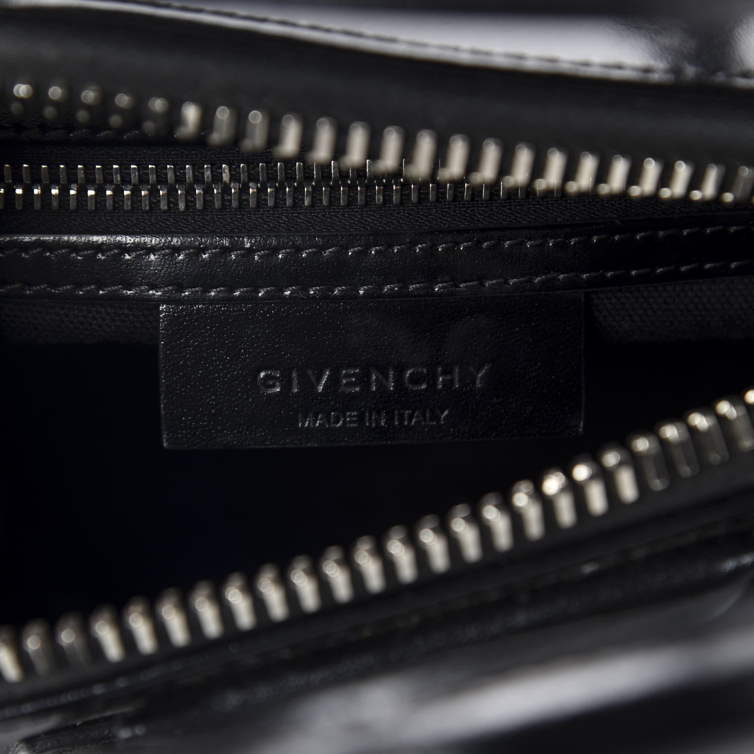 Givenchy Shiny Lord Calfskin Mini Antigona Black 8 of 10