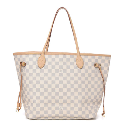 Louis Vuitton Damier Azur Neo Neverfull MM Rose Ballerine 1 of 11