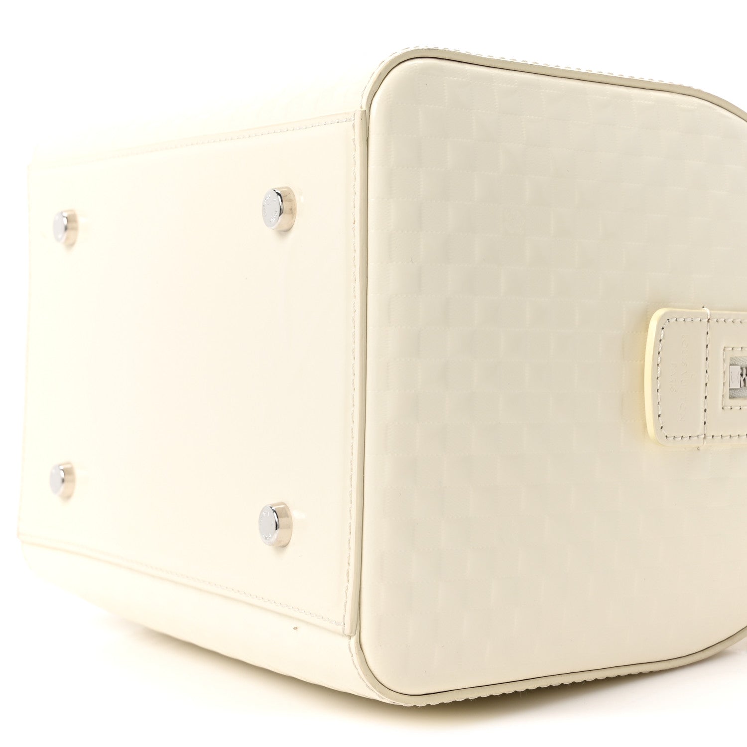 Louis Vuitton Damier Facette Speedy Cube MM Creme 1855383
