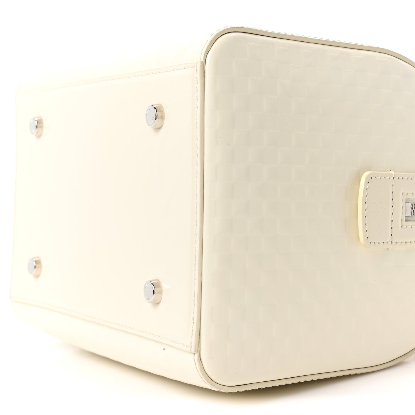 Damier Facette Speedy Cube MM Creme