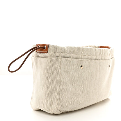 Hermes Canvas Barenia Fourbi 25 MM Pouch Naturel Fauve 3 of 6