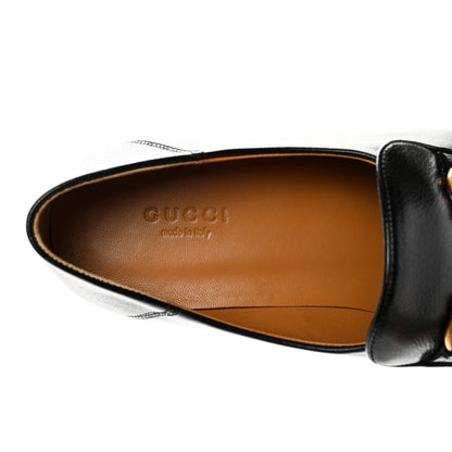 Gucci Goatskin Womens Horsebit Mid-Heel Loafers 38 Black 7 of 12