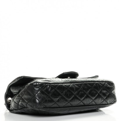 Chanel Aged Calfskin Coco Rider Flap Black 4 of 7