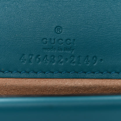 Gucci Velvet Super Mini Dionysus Shoulder Bag Pavone Cyan 6 of 12
