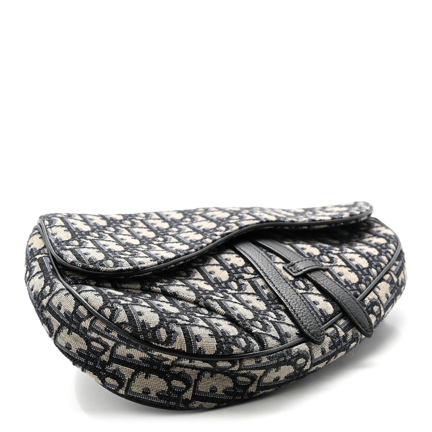 Oblique Mens Saddle Bag Blue