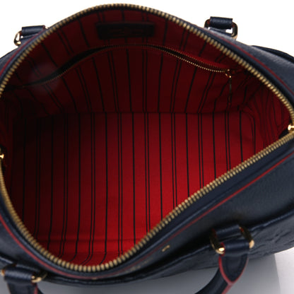 Louis Vuitton Empreinte Speedy Bandouliere 25 NM Marine Rouge 4 of 10