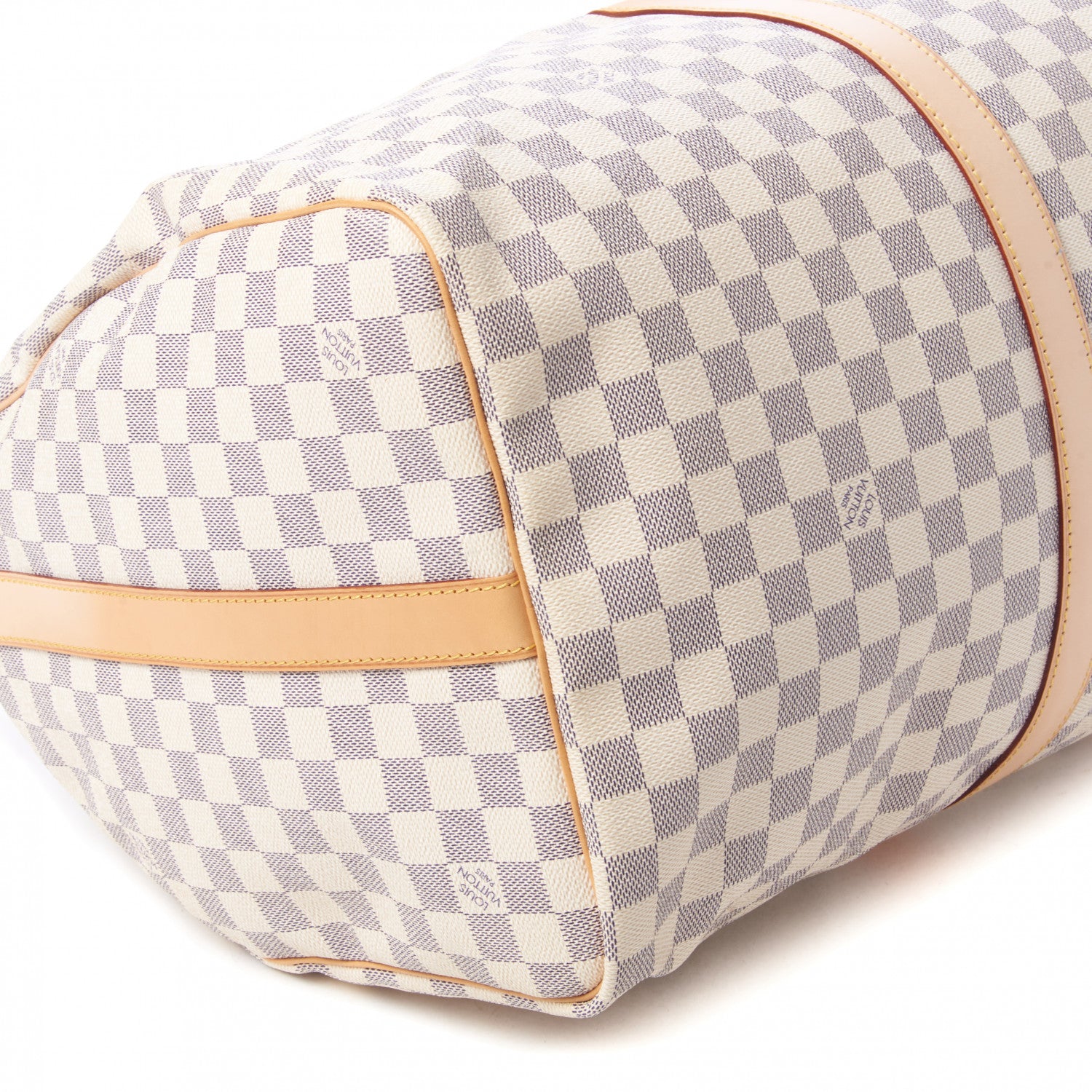 Louis Vuitton Damier Azur Keepall Bandouliere 55 6 of 9