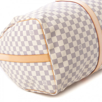 Louis Vuitton Damier Azur Keepall Bandouliere 55 6 of 9