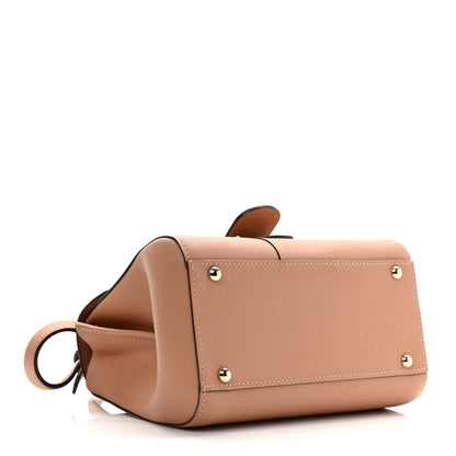 Delvaux Grained Calfskin Mini Brillant Satchel Nude 4 of 9