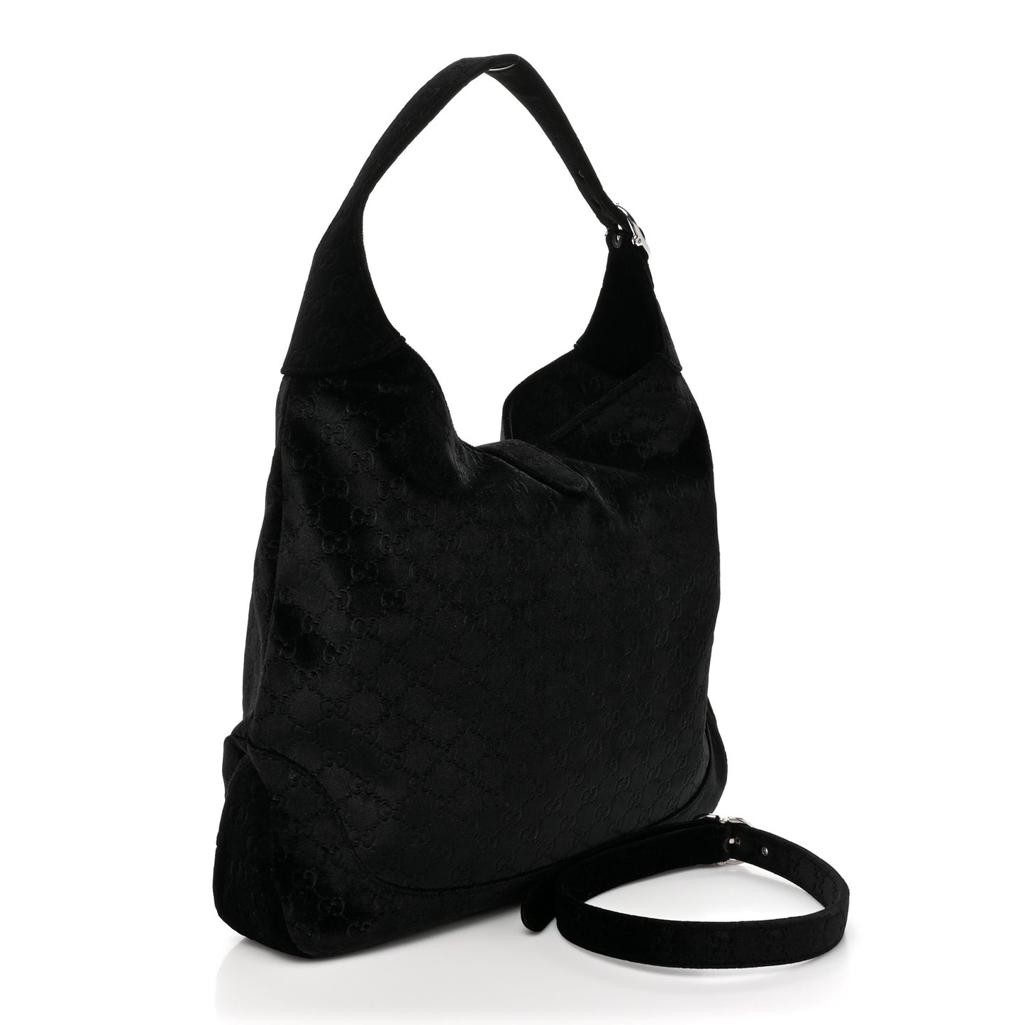 Velvet Large Jackie 1961 Shoulder Bag Black Black