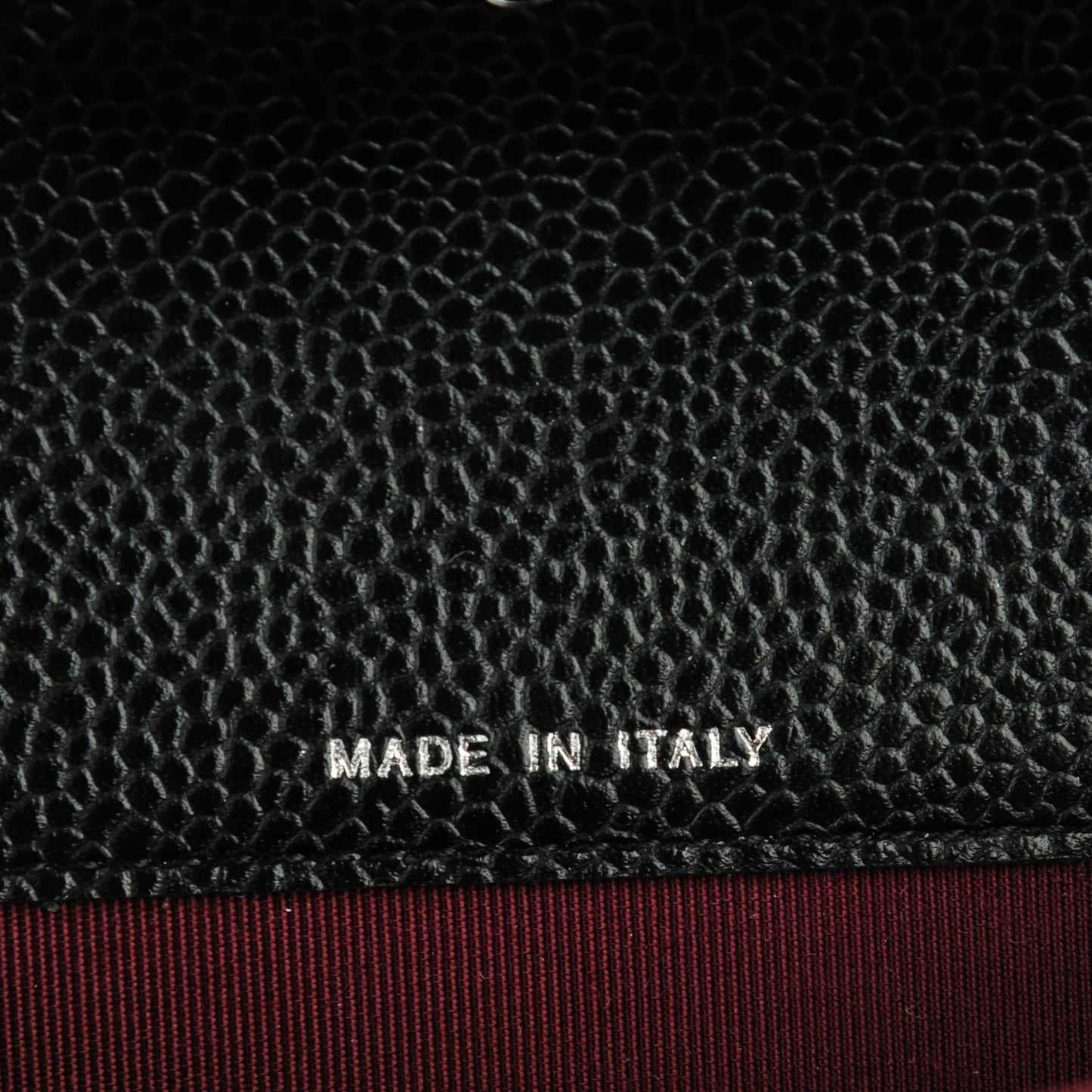 Caviar Quilted Flap Card Holder Black