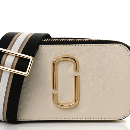 Marc Jacobs Saffiano Small Snapshot Camera Bag Cloud White Multicolor 8 of 10