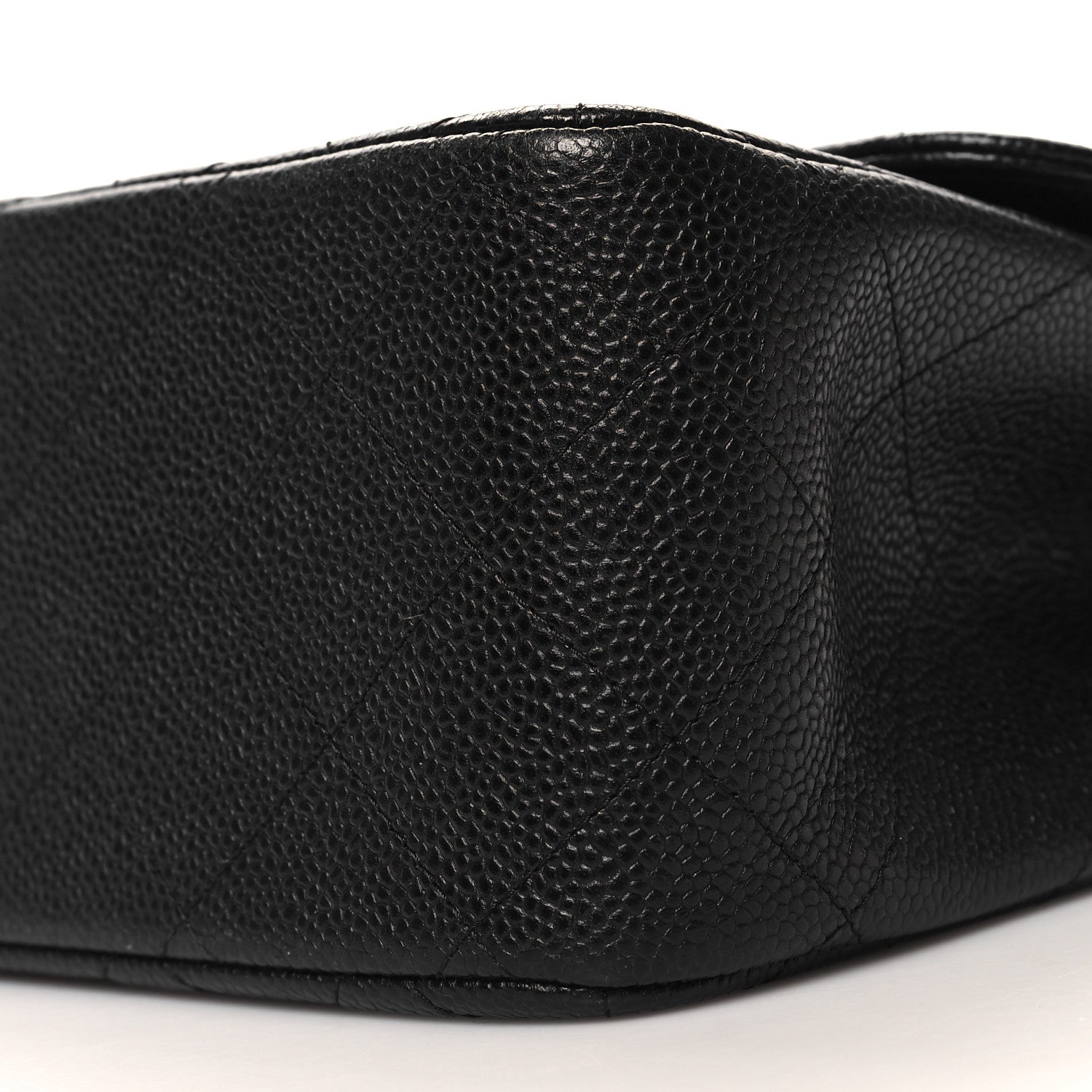 Chanel Caviar Quilted Jumbo Double Flap Black 10 of 11