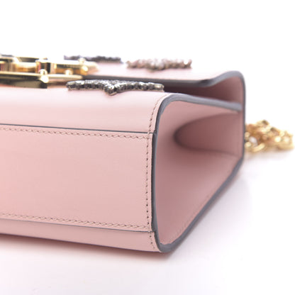 Gucci Calfskin Crystal Star Embroidered Small Padlock Shoulder Bag Perfect Pink Multicolor 9 of 11