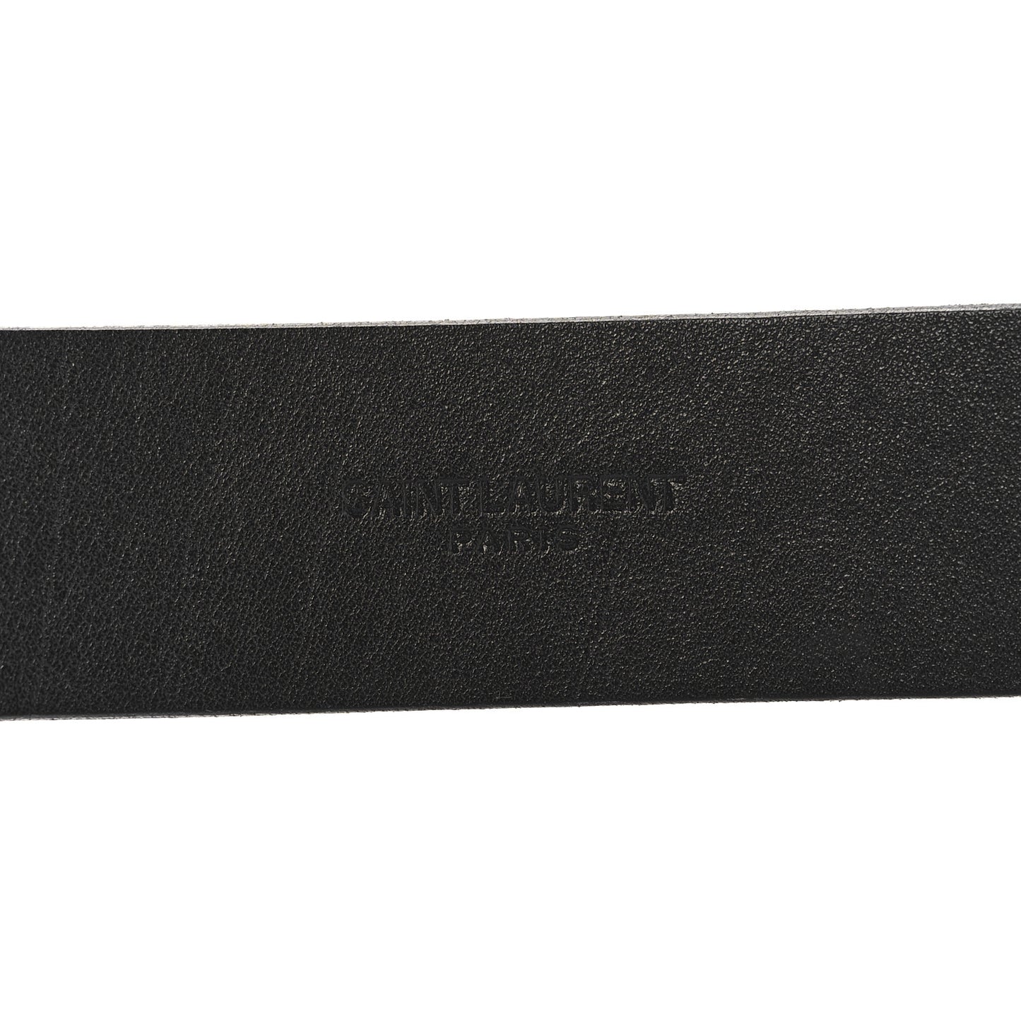 Calfskin Crocodile Embossed Square Buckle Belt 75 30 Black