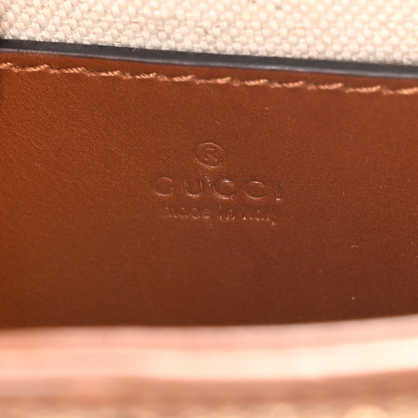 New Canvas Charisma Calfskin Crystal GG Monogram Mini Jackie 1961 Hobo Camel Ebony
