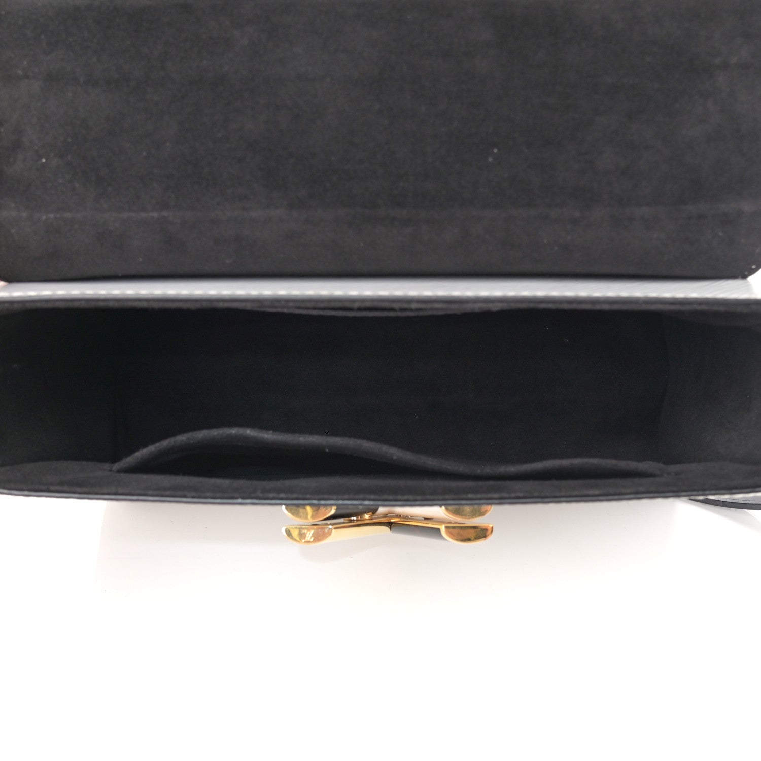 Louis Vuitton Epi Tortoiseshell Twist Shoulder Bag MM Black White 8 of 27