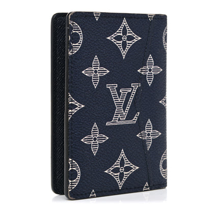 Louis Vuitton Savane Monogram Chapman Rhinoceros Pocket Organizer Encre 3 of 10