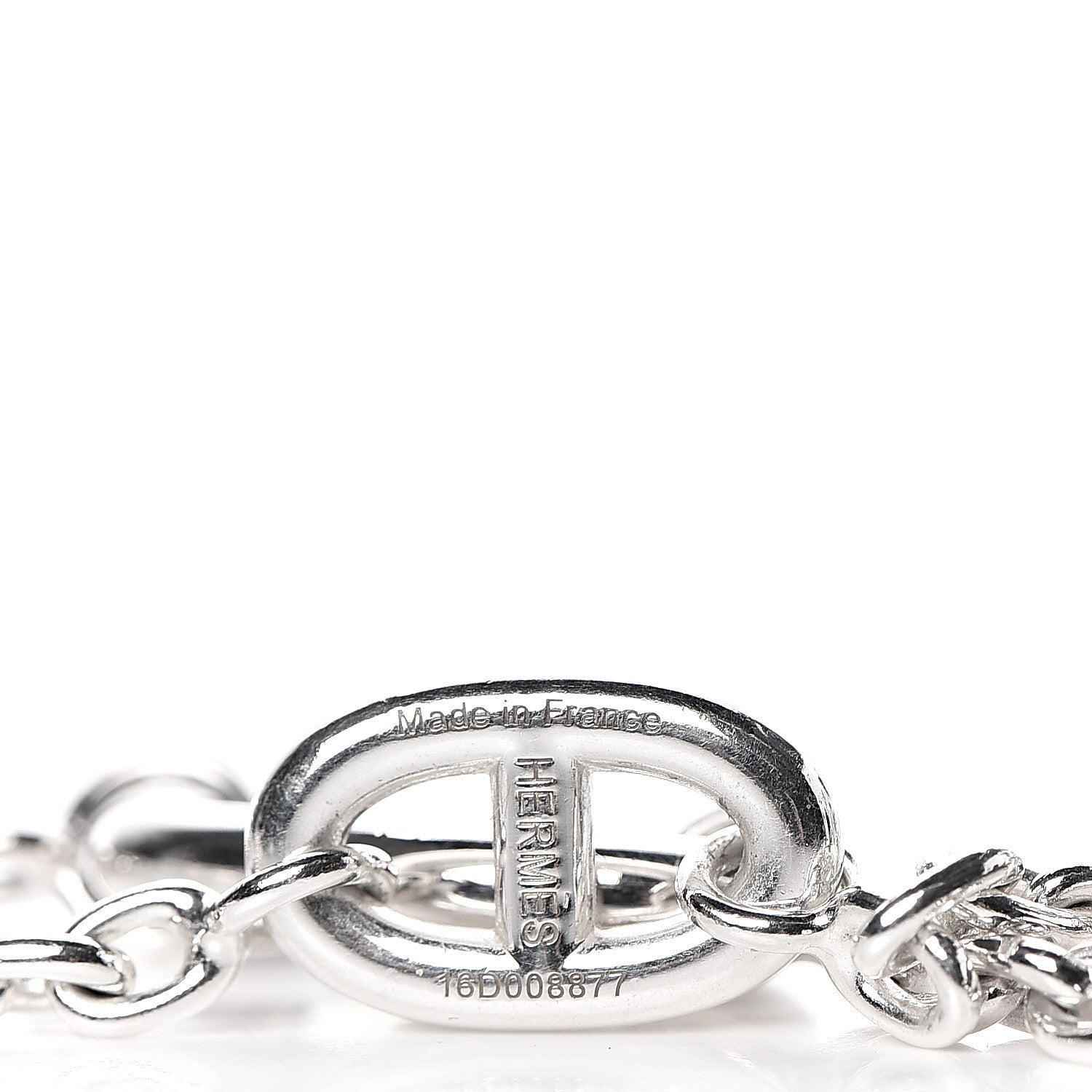 Hermes Sterling Silver Farandole Necklace 80 4 of 6