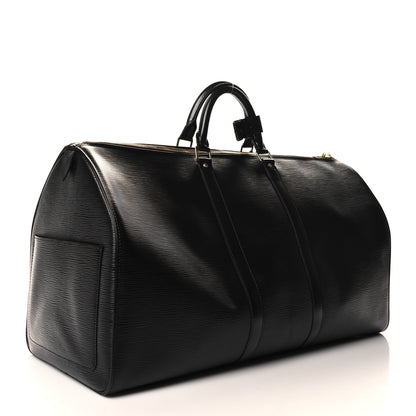 Louis Vuitton Epi Keepall 55 Black 2 of 12