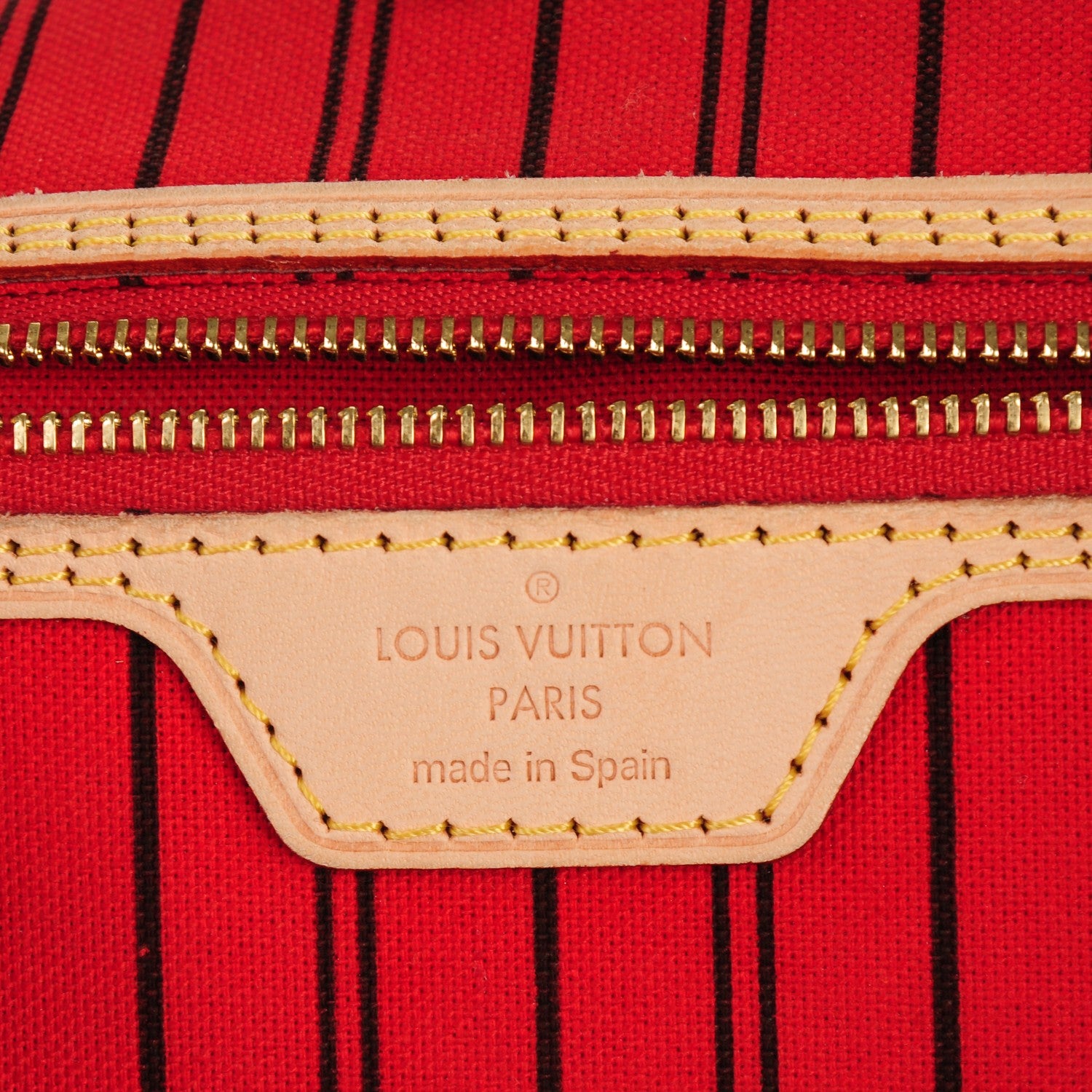 Louis Vuitton Monogram Neverfull MM Cherry 6 of 7
