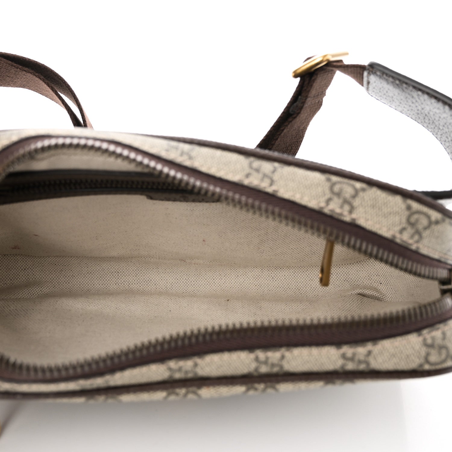 Gucci Soft GG Supreme Monogram Medium Ophidia Belt Bag Dark Brown 5 of 10