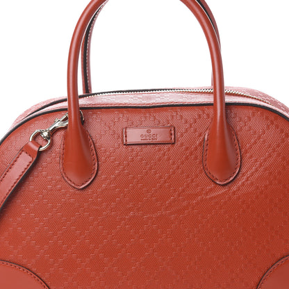 Gucci Calfskin Diamante Small Top Handle Bag Red 11 of 13