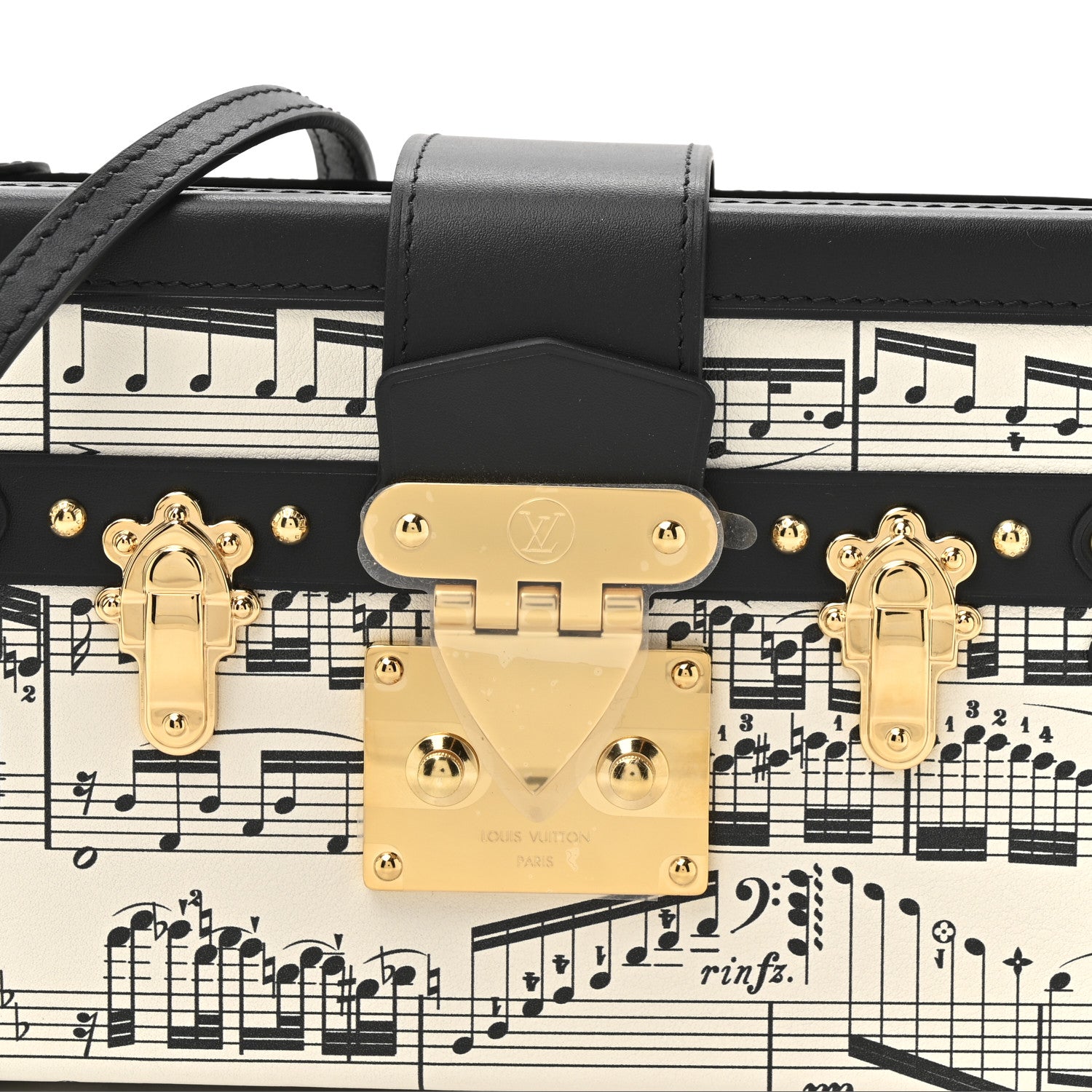 Louis Vuitton Calfskin LV Symphony Petite Malle White Black 12 of 21