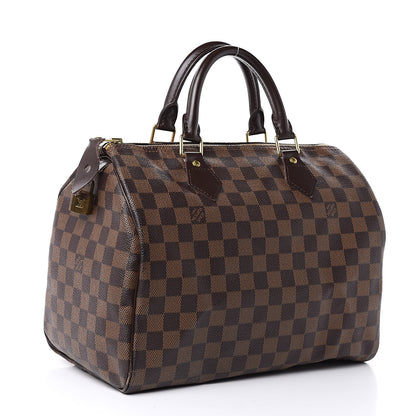 Louis Vuitton Damier Ebene Speedy 30 3 of 15