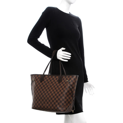 Louis Vuitton Damier Ebene Neverfull MM 2 of 14