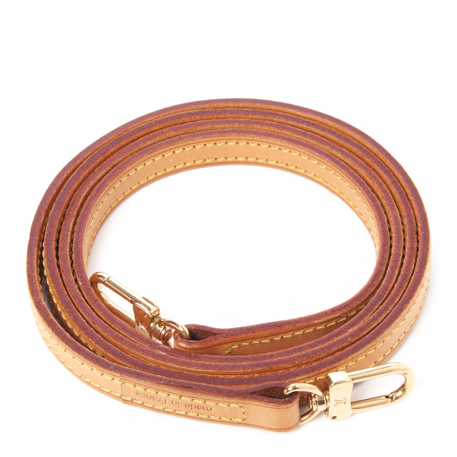 Louis Vuitton Vachetta 12mm Long Shoulder Strap VVN 3 of 5