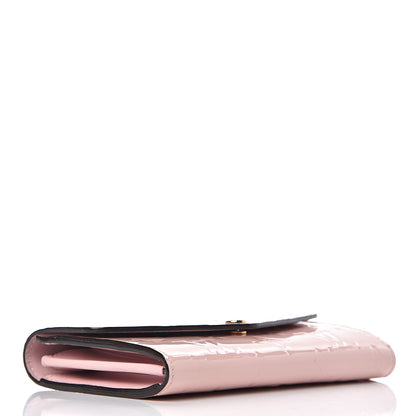 Louis Vuitton Vernis Sarah Compact Wallet Rose Ballerine 4 of 10